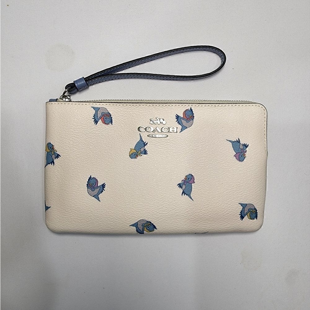 NWT COACH C3359 Disney X Coach Large Corner Zip